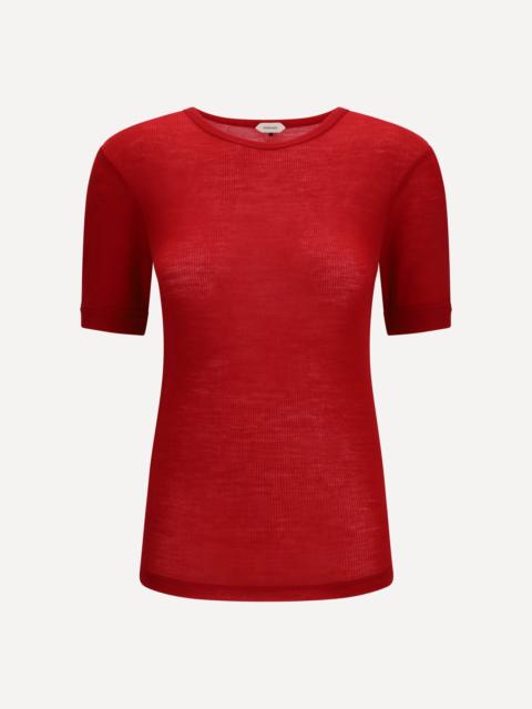 VERSACE Ribbed knit T-shirt