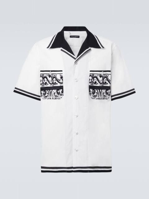 Dolce & Gabbana Majolica printed cotton shirt