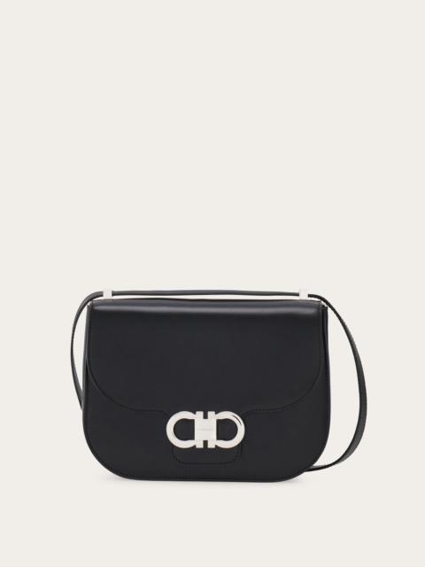 FERRAGAMO Double Gancini North-South crossbody bag (XS)