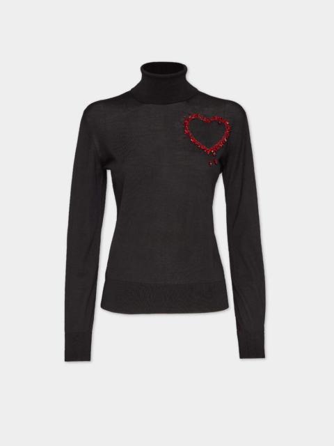 DSQUARED2 KNIT TURTLENECK PULLOVER