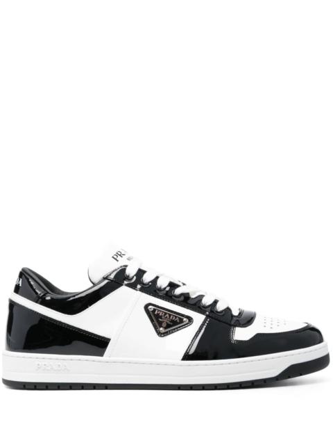 Downtown triangle-logo sneakers