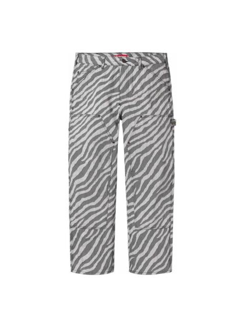 Supreme Supreme Double Knee Painter Pant 'White Black' SUP-SS24-149