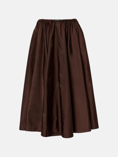 Prada Re-Nylon pleated midi skirt