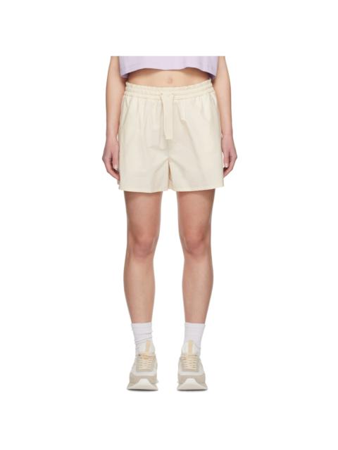 Moncler Off-White Drawstring Shorts