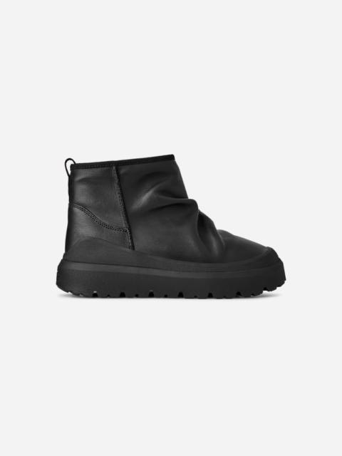 UGG ® Men's Heritage Utility Mini Noir Leather Classic Boots in Black