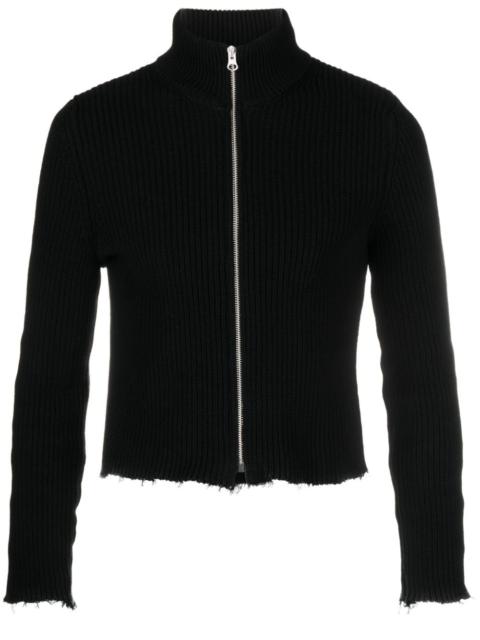 MM6 Maison Margiela ribbed cotton cardigan