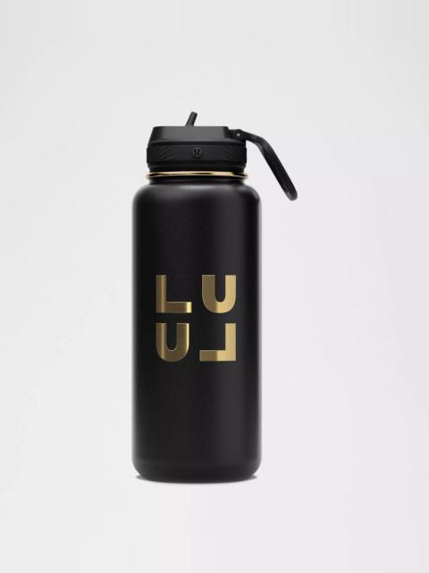 lululemon Back to Life Sport Bottle 32oz Straw Lid *Stack