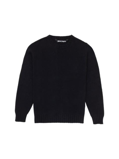Palm Angels CURVED LOGO SWEATER