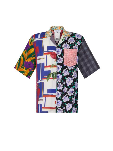 Marine Serre Regenerated Silk Scarves Bowling Shirt