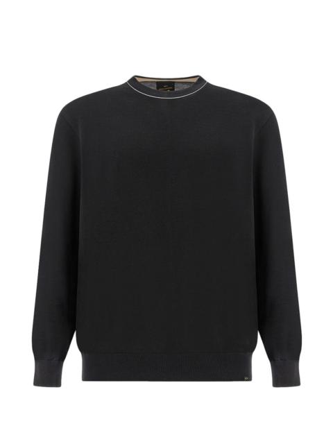 Paul & Shark crew-neck cotton sweater