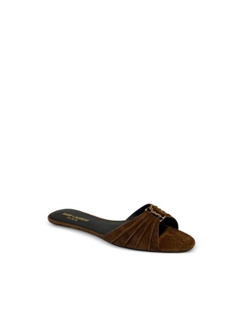 SAINT LAURENT Babylone flat sandals