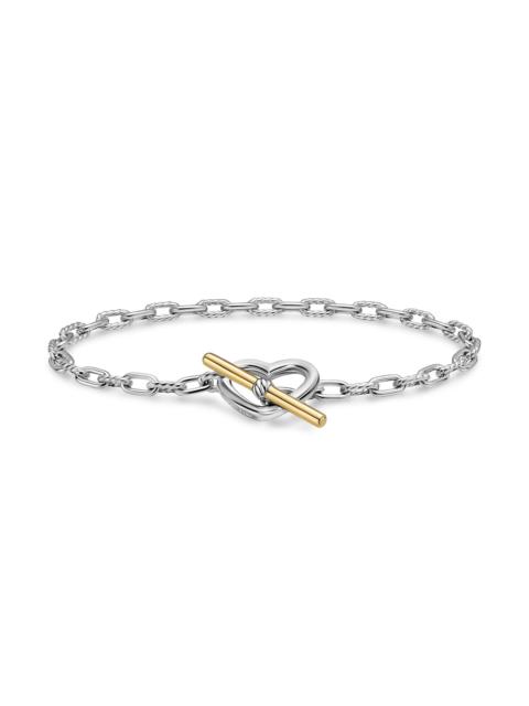 DAVID YURMAN Women's DY Madison Heart Toggle Chain Bracelet in Sterling Silver - Silver