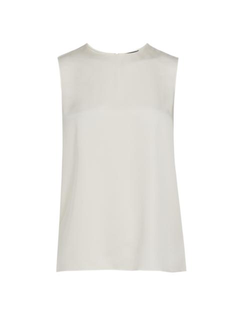 Theory Women's Sleeveless Silk Top - Ivory