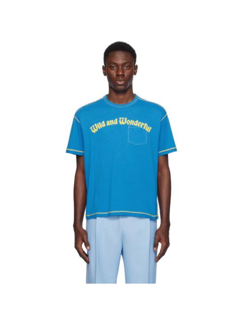 Stockholm Surfboard Club Blue Pocket T-Shirt