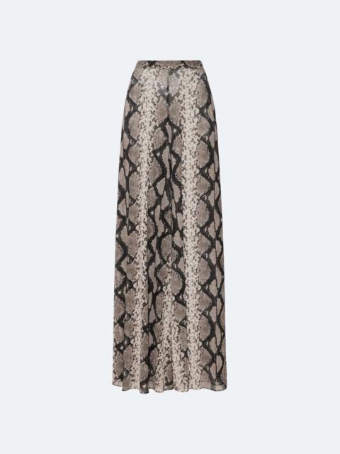 LAPOINTE Printed Mesh Wide Leg Pant