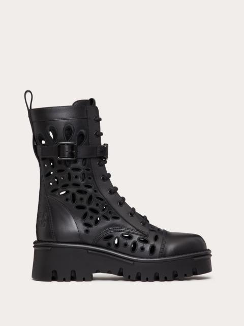 Valentino VALENTINO GARAVANI ATELIER SHOES 08 SAN GALLO EDITION COMBAT BOOT 50MM