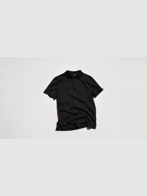 GUCCI Cotton jersey polo shirt with embroidery
