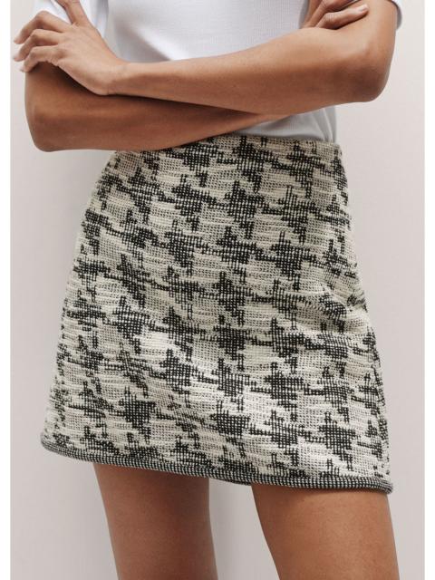 ME+EM Travel Tweed Mini Skirt