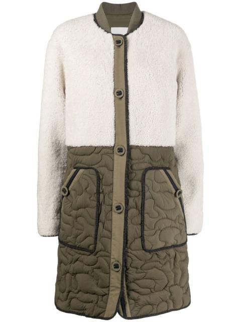 button-fastening coat
