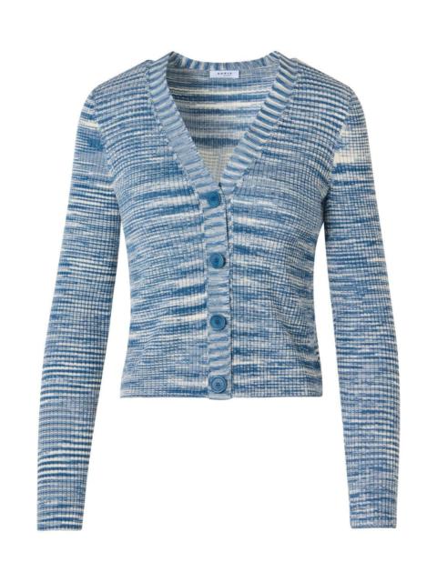 AKRIS Long Sleeve Ribbed Cardigan