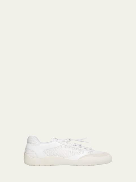 Prada Speedrock Mesh & Leather Low-Top Sneakers