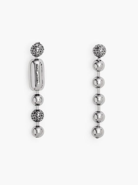 THE MONOGRAM BALL CHAIN EARRINGS