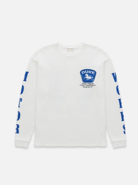 DUKE + DEXTER DR Sponsors Vintage White Waffle Top