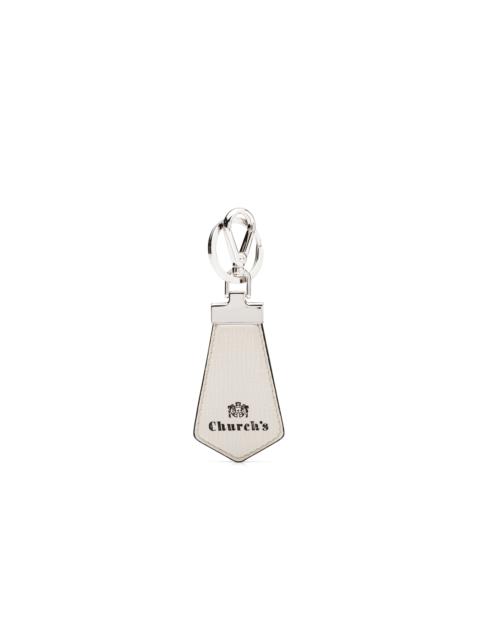 Church's Tab keyring
St James Leather Keyring Chalk white