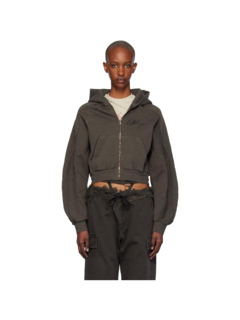 OTTOLINGER Multiline 로고 zip 후드
