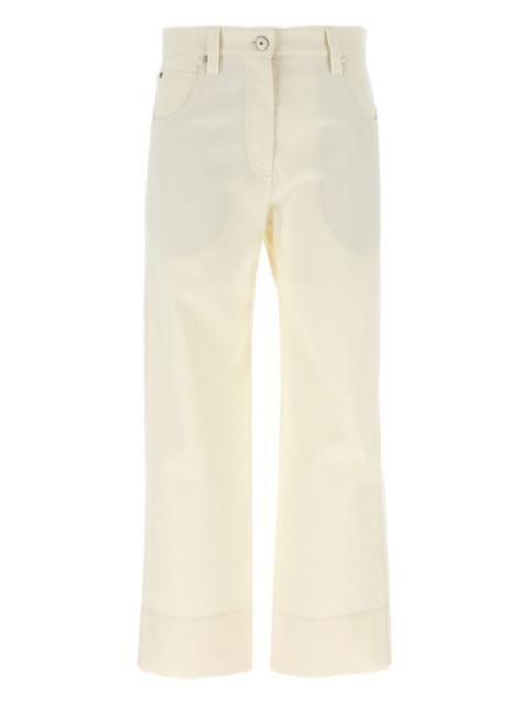Brunello Cucinelli Monile cropped jeans