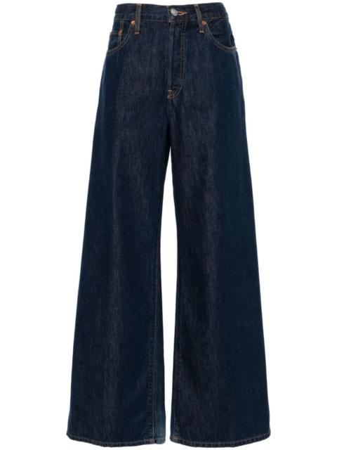 RE/DONE Fortuna mid-rise palazzo jeans