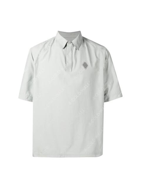 A-COLD-WALL* logo-print polo shirt