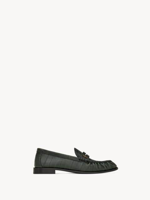SAINT LAURENT LE LOAFER SUPPLE IN EEL