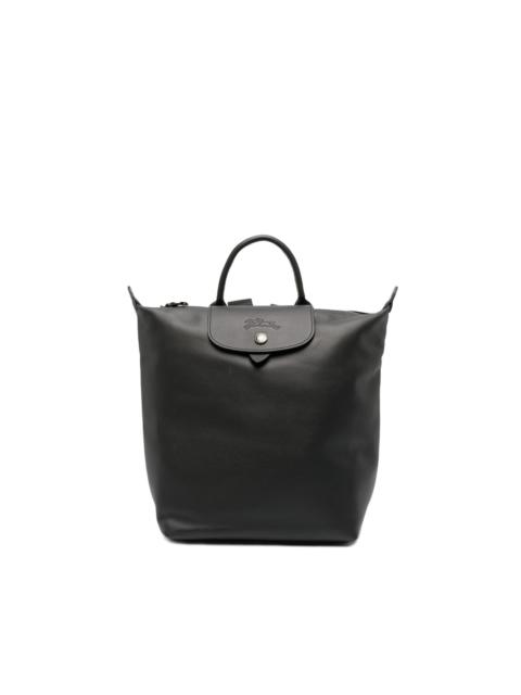 Longchamp small Le Pliage leather backpack