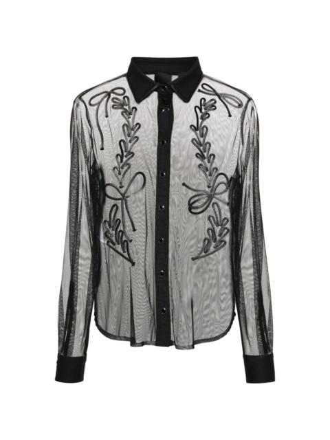 embroidered-motif shirt