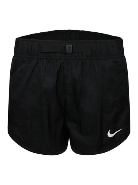 Nike (WMNS) Nike Belt Design Breathable Casual Sports Running Shorts Black CJ2430-010