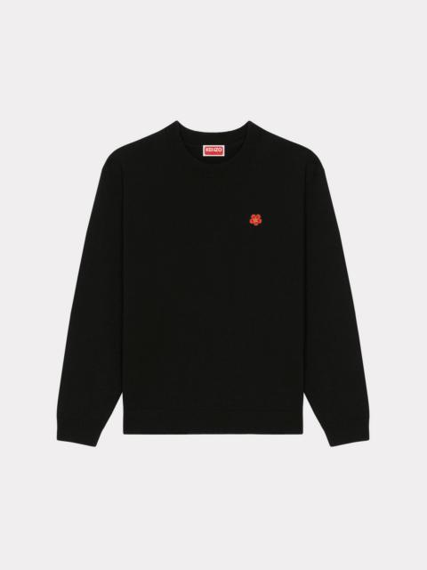 'Boke Flower Crest' embroidered jumper