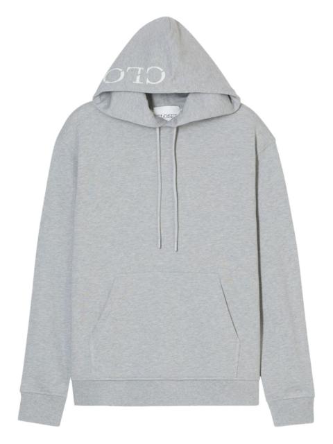 CLOSED logo-embroidered hoodie