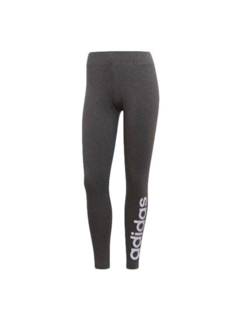 (WMNS) adidas Essentials Linear Leggings Asia Sizing 'Grey' FM6689