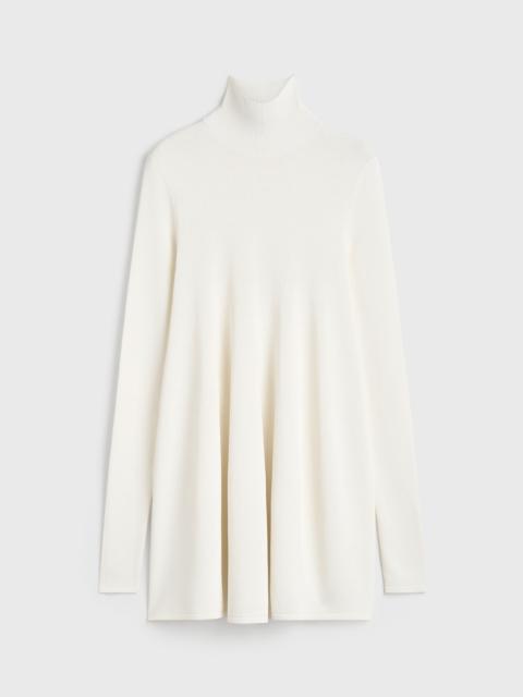 TOTEME Crepe turtleneck top off-white