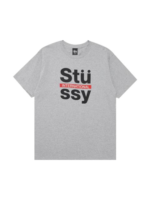 Stussy International Block Tee 'Grey Heather'