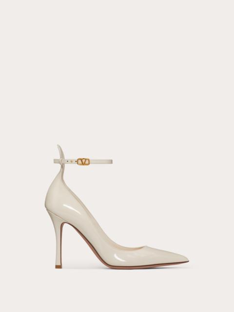 Valentino VALENTINO GARAVANI TAN-GO PATENT LEATHER PUMP 100MM
