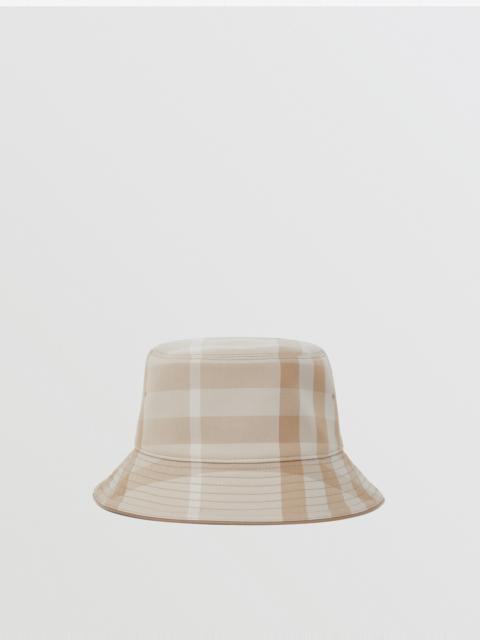 Burberry Check Cotton Bucket Hat