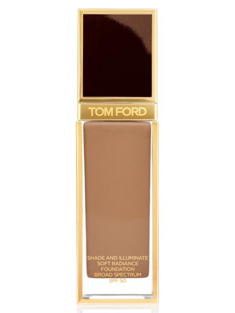 TOM FORD TOM FORD Shade and Illuminate Soft Radiance Foundation SPF 50 in 10.0 Chestnut at Nordstrom