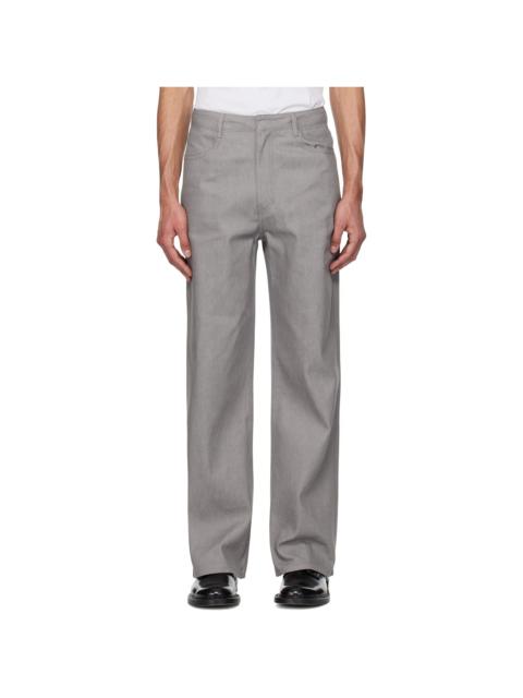 AMOMENTO Gray Indigo Jeans