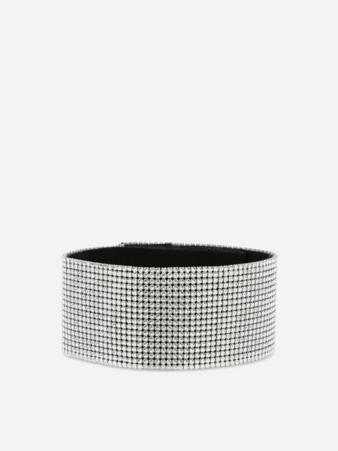 Dolce & Gabbana Crystal mesh choker