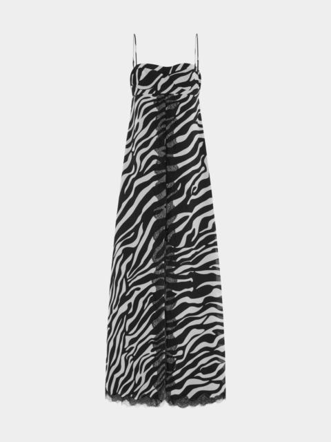 16ARLINGTON AGATA GOWN IN PRINTED CHIFFON
