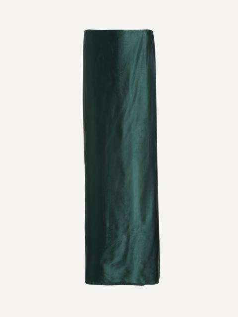 FFORME Jovie Evergreen Satin Skirt