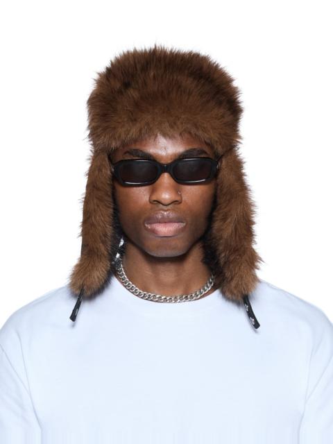 Ksubi TRAPPER HAT FLOCKED BLACK