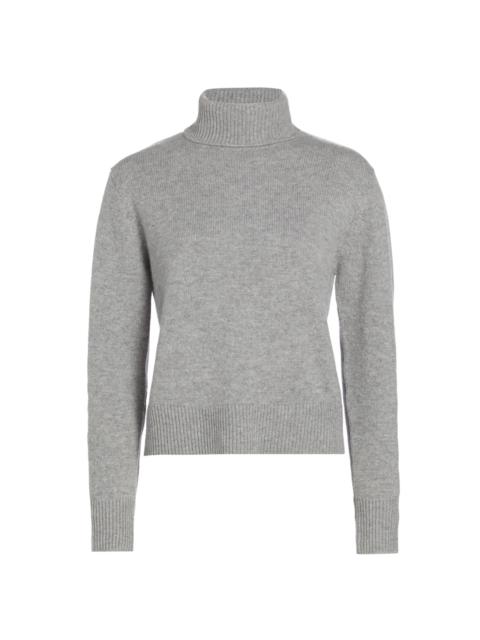 FRAME Women's Cashmere Turtleneck Sweater - Heather Grey